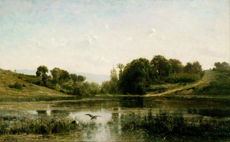 Charles-Francois Daubigny Landscape at Gylieu (mk09)